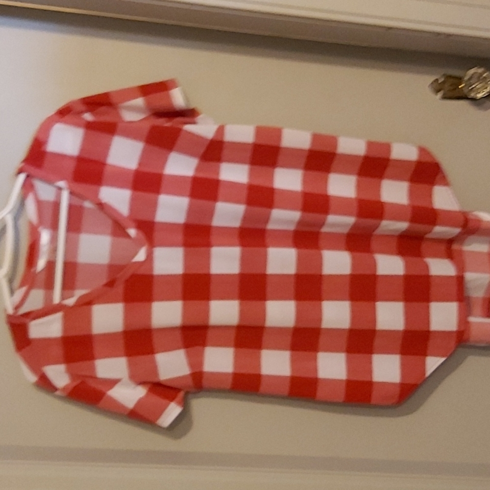 (#14)  Gingham top